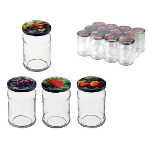 Słoik 315 ml+ zakrętka 12 sztuk